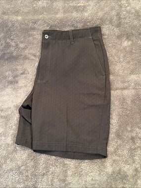 NWT Pebble Beach Men's Charcoal Flat-Front Shorts